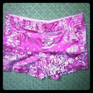 Lilly Pulitzer Pink Printed Shorts